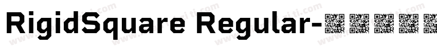 RigidSquare Regular字体转换